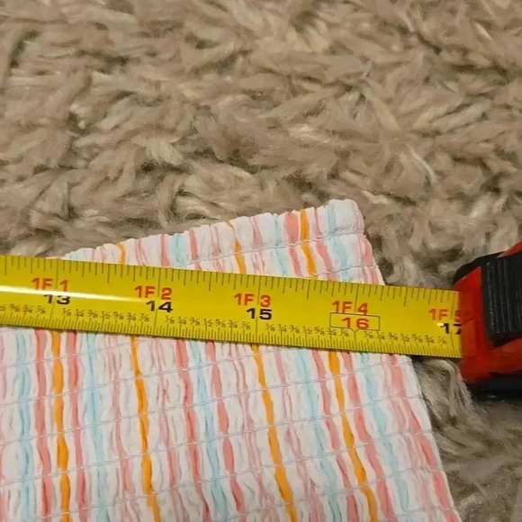 NWT Vineyard Vines Neon Rosa Harbor Smocked tiered Mini Skirt Cottagecore - Picture 7 of 8